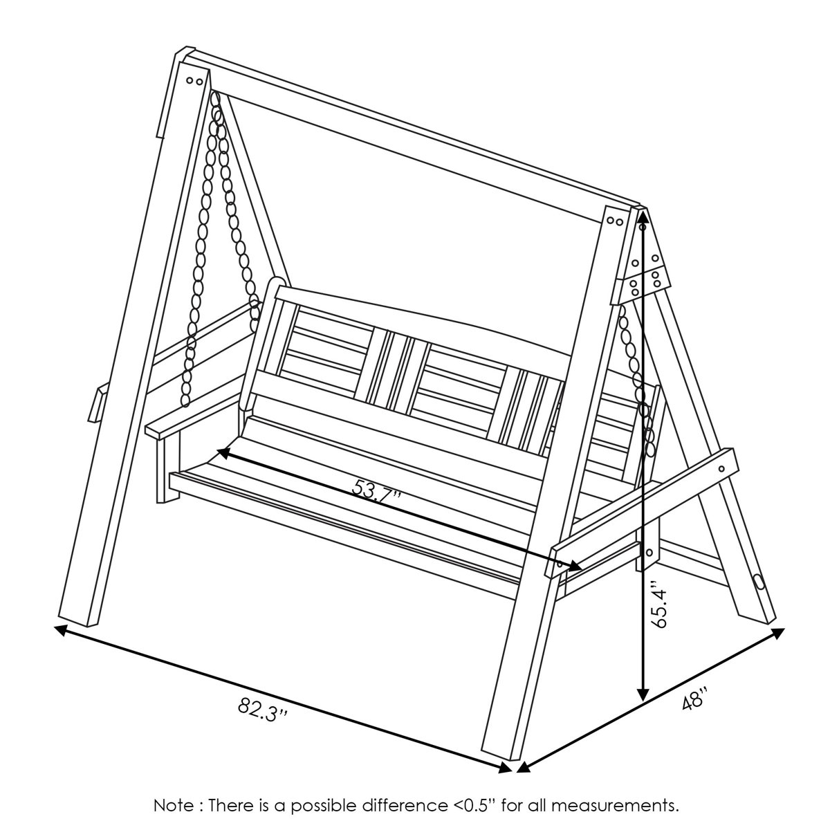 Red Barrel Studio® Romney 3 Seater Porch Swing with Stand & Reviews